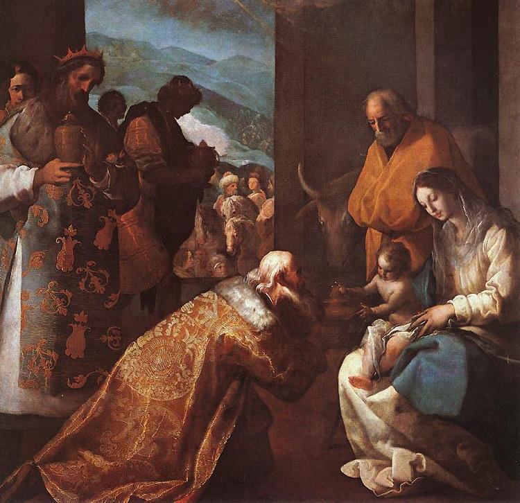 CAJES, Eugenio The Adoration of the Magi f oil painting picture